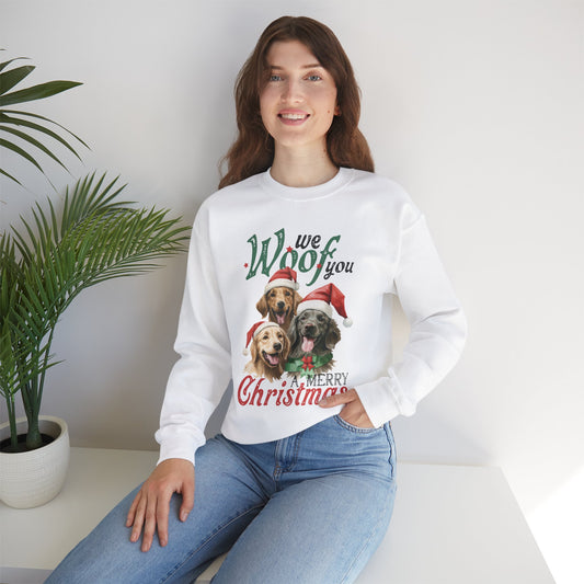 "We Woof You a Merry Christmas" Sweatshirt